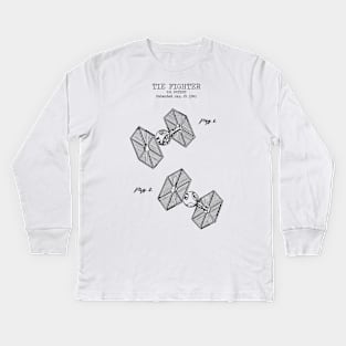 TIE FIGHTER patent Kids Long Sleeve T-Shirt